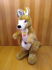 Steiff Kangaroo Kango Brown Tan Stuffed No Baby In Pouch 16" 062711 Germany LNUC for sale  Shipping to South Africa