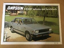 Datsun violet car for sale  NOTTINGHAM