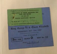 Ticket coronation king for sale  KINGTON