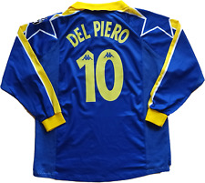 maglia calcio vintage Del Piero Juventus Kappa 1997-98 Sony Scudetto shirt usato  Roma