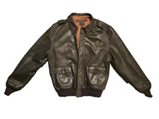 Leather bomber jacket for sale  West Bend