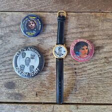 OJ Simpson White Bronco and Police Car Chase Wristwatch W/ Pins/Buttons Novelty  for sale  Shipping to South Africa