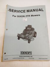 Dixon service manual for sale  Crystal River