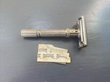 Vtg  Gillette 9 Position Top Dial Adjustable Razor + NOS Wilkinson Sword Blade for sale  Shipping to South Africa