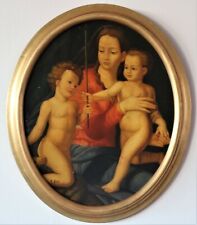 Dipinto ovale madonna usato  Treviglio