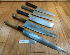 Juego de 5 cuchillos de cocina para chef japonés YANAGIBA SANTOKU NAKIRI Japón JE611 segunda mano  Embacar hacia Argentina
