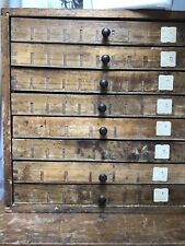Antique drawers letterpress for sale  BANBRIDGE