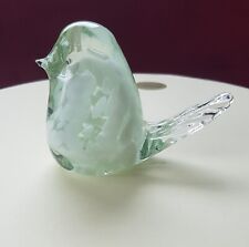 Glass bird paperweight for sale  MANCHESTER