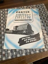 Porter fireless locomotives for sale  Fair Lawn