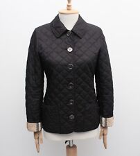 Usado, Blazer feminino BURBERRY BRIT acolchoado jaqueta preta Nova xadrez tamanho XS comprar usado  Enviando para Brazil