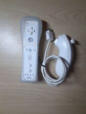 Controlador remoto oficial de Nintendo OEM Wii Wiimote blanco RVL-003 con Nunchuck, usado segunda mano  Embacar hacia Argentina