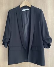 Zara black jacket for sale  HITCHIN