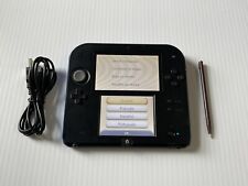 Nintendo 2DS Black/Blue Handheld Console System w/ Charger, Stylus, SD Card, used for sale  Shipping to South Africa