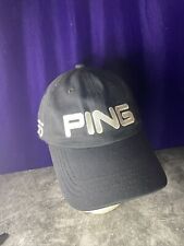Boné de golfe Ping G5 bordado preto e branco alça ajustável chapéu comprar usado  Enviando para Brazil