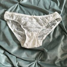 Cream lace knickers for sale  BEDALE
