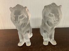 Paire lions modèle d'occasion  Baccarat