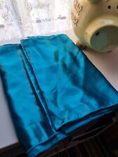 Two turquoise satin for sale  RUGBY
