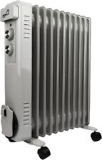 OIL Filled Radiator Heater 11 Fin Electric 2.5KW Free Standing , used for sale  Shipping to South Africa