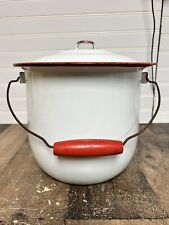 Vtg enamelware chamber for sale  Bradford