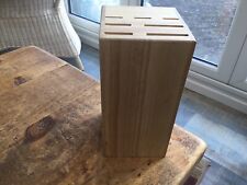 Wooden knife block for sale  SCUNTHORPE