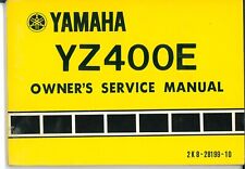 Yamaha model yz400e for sale  Aurora