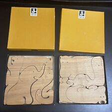 Used, Hamada Design Wooden Puzzle Animal Hand Crafted Art Originals Made Japan Canann for sale  Shipping to South Africa