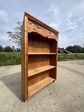 Antique Style Rustic Bookcase Solid Pine Wooden Wall Free Standing Shelving Unit for sale  Shipping to South Africa