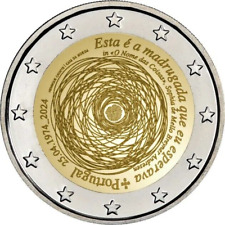 Moneda conmemorativa de 2 euros Portugal 2024 - 50 años del 25 de abril - revolución"" unz segunda mano  Embacar hacia Argentina