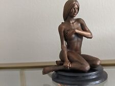Estatua erótica figura pareja bronce acrílico pintura resina 18+ PVP 199   segunda mano  Embacar hacia Argentina