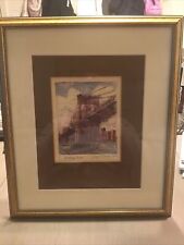 Vintage lithograph etching for sale  Tewksbury