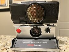 Câmera Polaroid SX-70 Land Sonar One Step, FlashBar II Flashes, Testada Vintage comprar usado  Enviando para Brazil