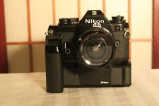 CÂMERA DE FILME SLR Nikon EM 35mm com 28mm 1:2.8 LENTE SOLIGOR MOTOR DRIVE MD-14 CASE, usado comprar usado  Enviando para Brazil