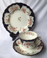 Usado, Platillo y plato de pastel de colección Sutherland Bone China Inglaterra 3 piezas taza de té (grietas) segunda mano  Embacar hacia Argentina