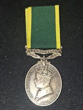 Territorial efficiency medal for sale  GRIMSBY