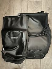 Used, USED Ortlieb Black Pannier Bags Black 2x20L & Bicycle Rack for sale  Shipping to South Africa