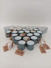 30Pc Falcon Enamel Ware Espresso Cup Bundle New With Tags Dark Grey/Blue for sale  Shipping to South Africa