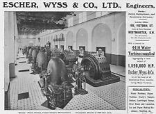 Escher wyss water for sale  GLASGOW