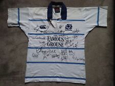 Signed scotland rugby for sale  LANARK