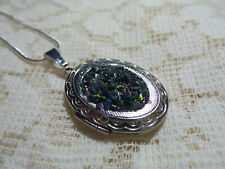 Crushed opal locket for sale  Lyons