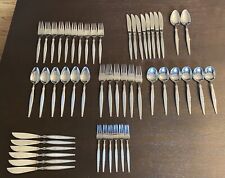 50 Piece Peeress Stainless by EETRITE 7 Piece Place  Settings For 6 Plus Extras! for sale  Shipping to South Africa