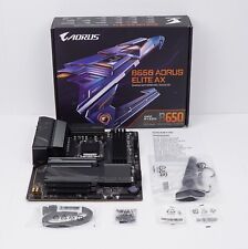 GIGABYTE B650 Aorus Elite AX AM5 AMD ATX Motherboard WiFi 6E, PCIe 5.0, DDR5, used for sale  Shipping to South Africa