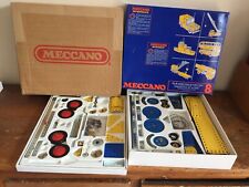 Vintage Meccano Set No. 8, boxed, pamphlets 3-8, outer box for sale  Shipping to South Africa