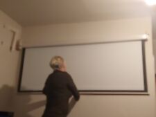 Metal projector screen for sale  DONCASTER
