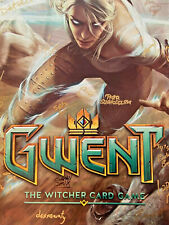 Official Gwent Poster Signed by CDPR Team - The Witcher Card Game, used for sale  Shipping to South Africa