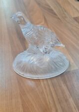 Statue perdrix cristal d'occasion  Lavernose-Lacasse