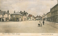 MARKET HILL CLARE, SUFFOLK, c1906 near Haverhill, Long Melford & Sudbury for sale  SUDBURY