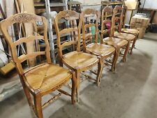 Lot chaises osier d'occasion  Le Mesnil-Saint-Denis