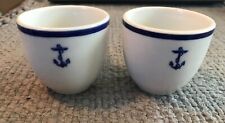 Used, Set Of 2 US Navy China Demitasse Espresso Cups EXCELLENT for sale  Shipping to South Africa