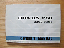 Honda cb250 owners for sale  WOODSTOCK
