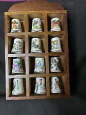 thimble collection and display shelf for sale  POOLE